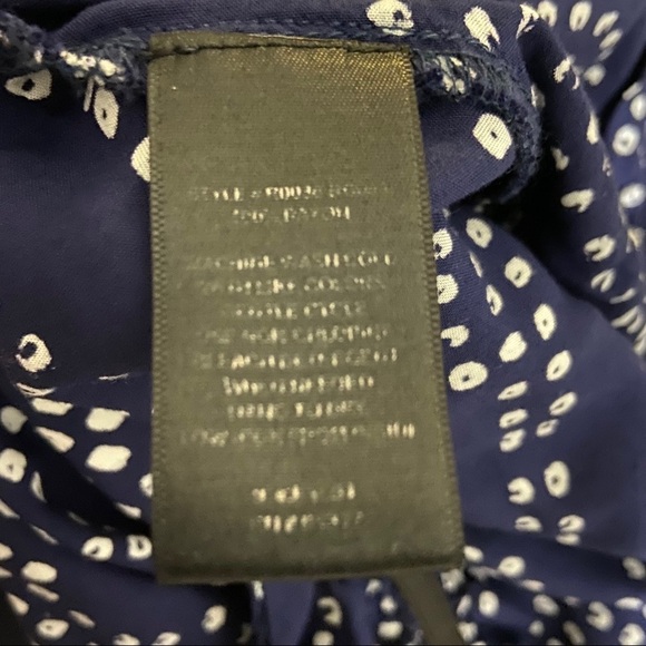 Sanctuary Blue & White Polka Dot Shibori Romper Sz S Summer Vacation - Picture 12 of 12